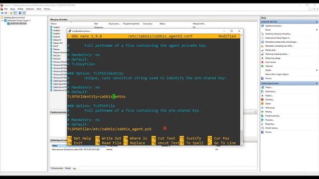 #4 Zabbix - zaufany host Linux z kluczem PSK | Tutorial PL