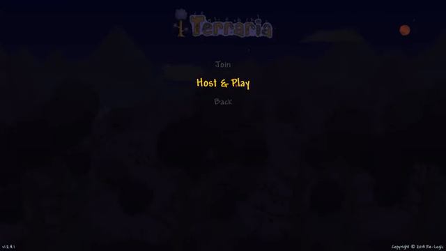 Terraria Menu Screen