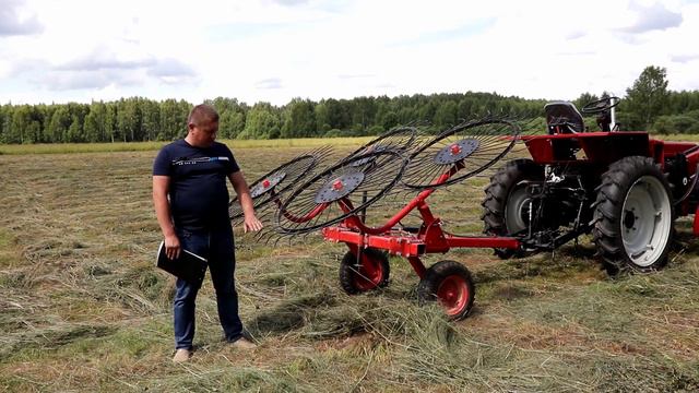 Грабли ворошилки Флагман-4 Палехагромаш