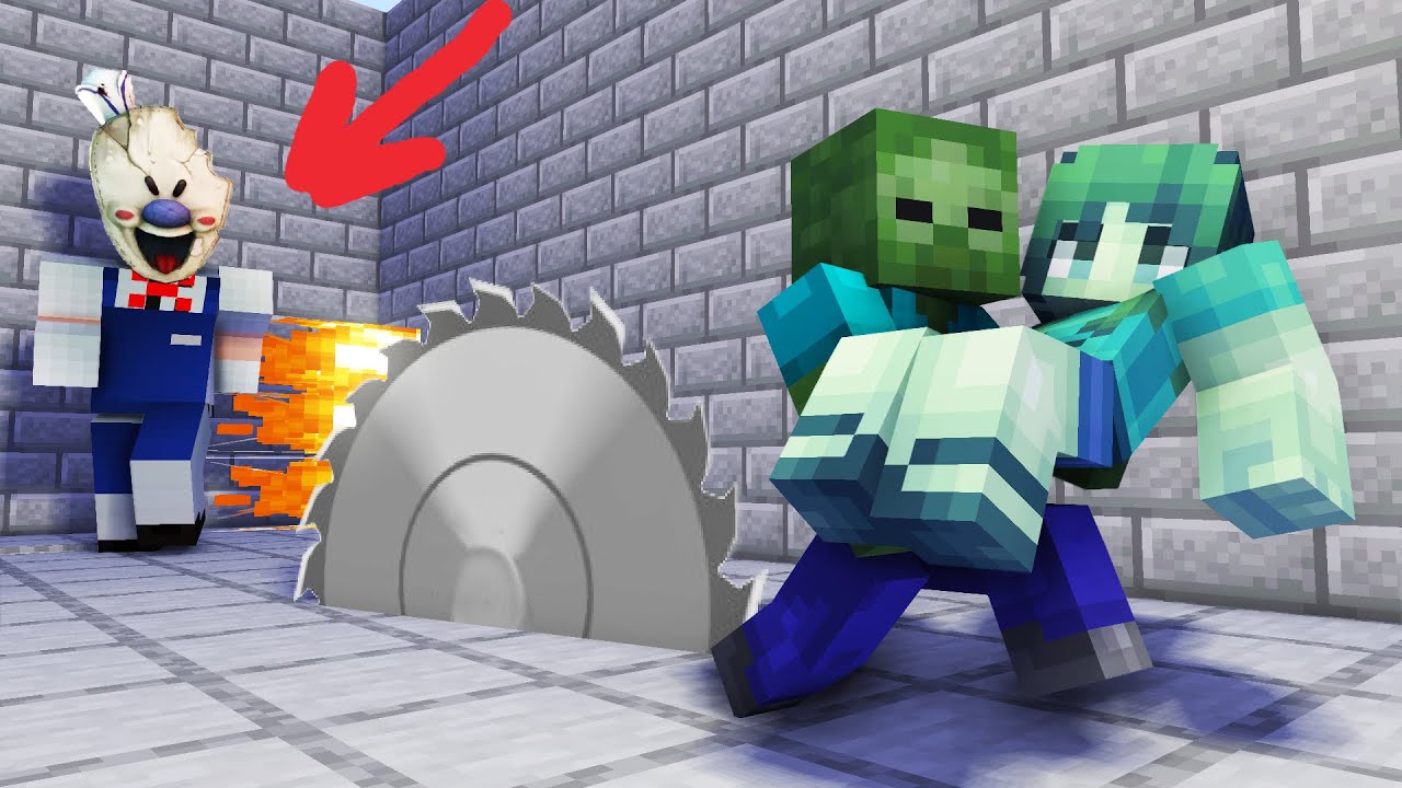 Школа монстров : SHORT LIFE Спасание девушки. Minecraft Animation