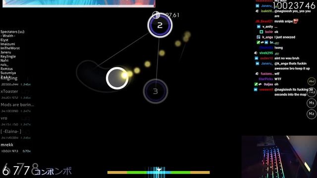 [Live] mrekk | Ice Nine Kills - IT Is The End [Mimari's Extra] +HDDT 92.54% {295pp 20❌} - osu!