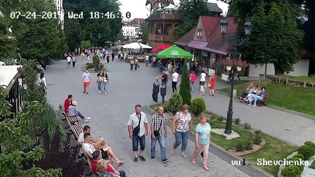 Вебкамера по вул.Шевченка м.Трускавець