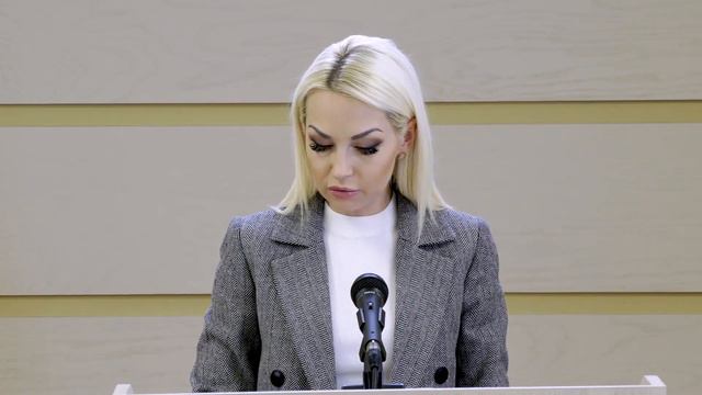 Briefing de presă Marina Tauber - 26 ianuarie 2022