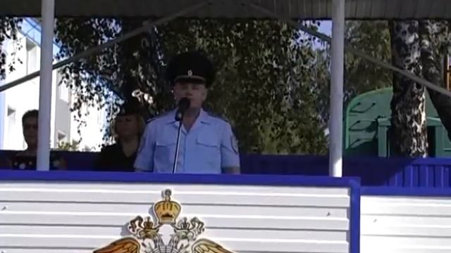Торжественная церемония принятия присяги выпускниками ЦПП регионального УМВД