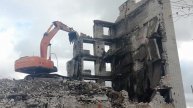 СНОС кирпичного здания Снос домов , снос брошеного 7этажного дома