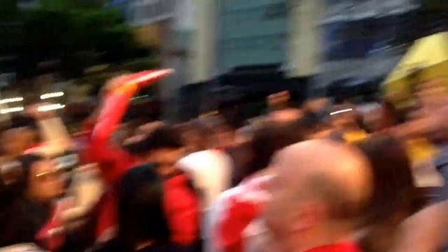 Английские болельщики в Сан Паулу