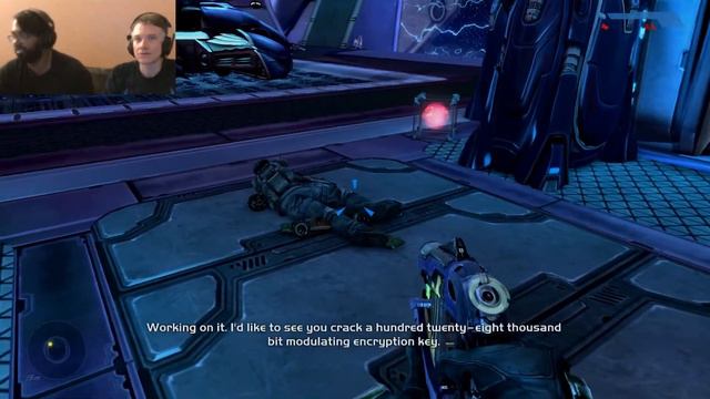 Let's Play Halo: Combat Evolved Anniversary Co-op Campaign Blind Part 7 - Spaceship Shenanigans