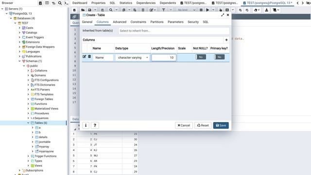 How to create table using SQL in postgres the easy way #beginner