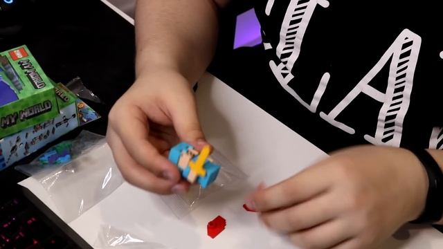 КИТАЙСКИЙ ЛЕГО МАЙНКРАФТ ! 2 ГОЛЕМА