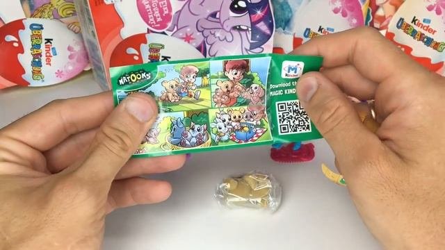Распаковка старых Киндер Сюрпризов. Энчатималс Фрозен Пони Русалочки. Kinder Enchantimals Froze