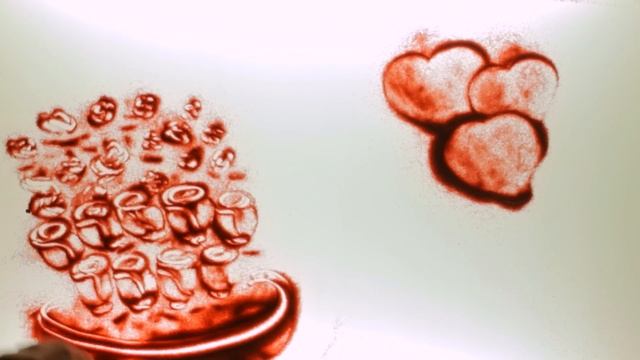 Учим цвета. Розовый цвет на песке. Детские развивающие игры