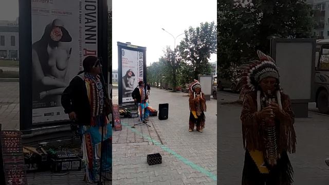 Индейцы с Эквадора в Перми!