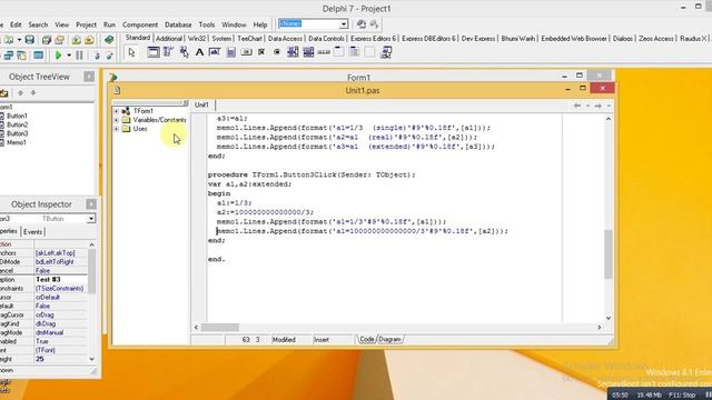 How to know the numerical error at computation with delphi 7