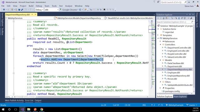 Using the Repository Pattern | Building RESTful Web Services Workshop 17