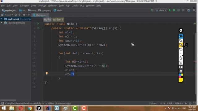 How to print Fibonacci Series in Java Tutorial