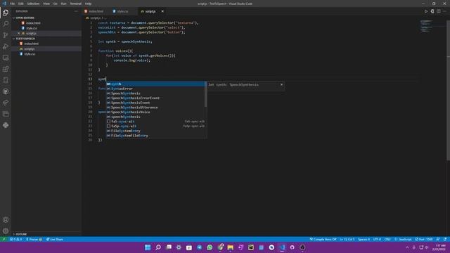 Text-To-Speech Converter in HTML CSS and JavaScript | Without using API | CodeEd by Pranav