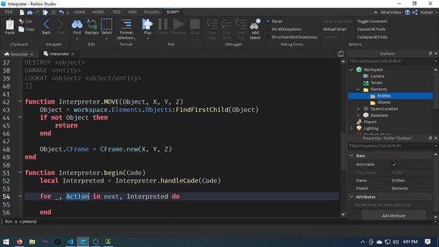 Making A Game Where You Code To Play #1 - Interpreter
