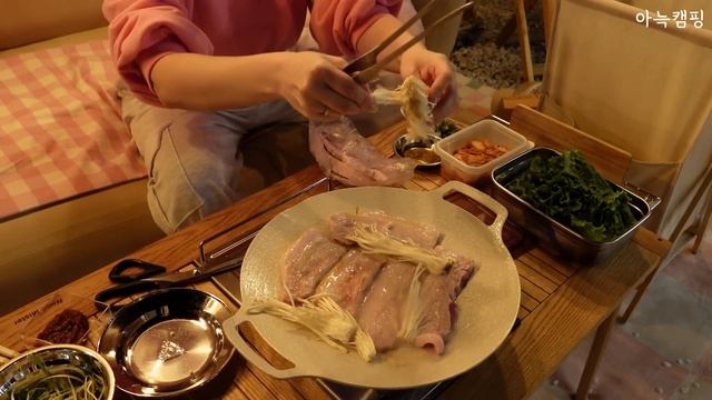 하늘에서 쏟아지는 아름다운 벚꽃 비? / 벚꽃엔딩 캠핑 / 쿠디 에어텐트 8.0 / 합천 꿈꾸는 캠핑장 / Goodbye Cherry blossoms