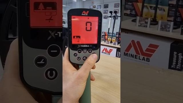Minelab X-TERRA PRO- Стартиране на детектора