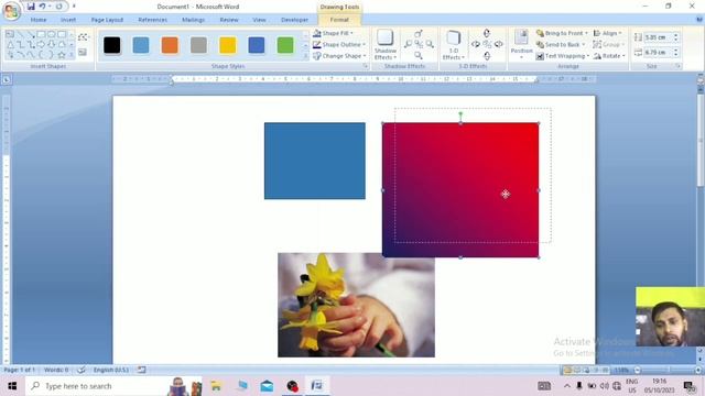 MS word Clip Art, Shape Design || কেনেকৈ আকাৰ অংকন কৰা হয় || Shape, clip Art kaise Banaya.