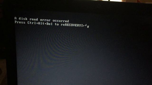 Fix Disk Read Error Occured-  How To
