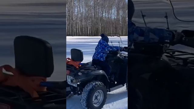 Уже скоро ! Подготовка лыжной трассы .