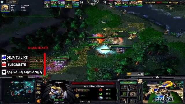 SKYWRATH MAGE DOTA 1 SIN RENDIRSE HASTA EL FINAL, TREMENDA VOLTIS 😲 | REPLAY RGC