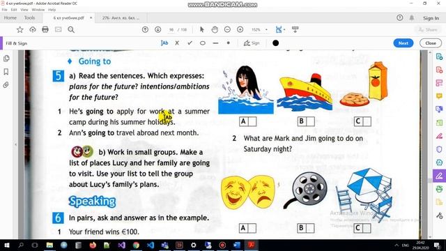 Учебник Spotlight 6 класс. Модуль 10 a