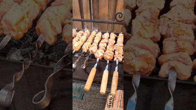??Сочный шашлык из свиной шеи ??