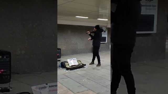 Скрипка в московской подземке
