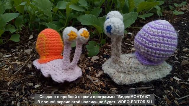 Бесплатный МК(схема) вязанная улитка