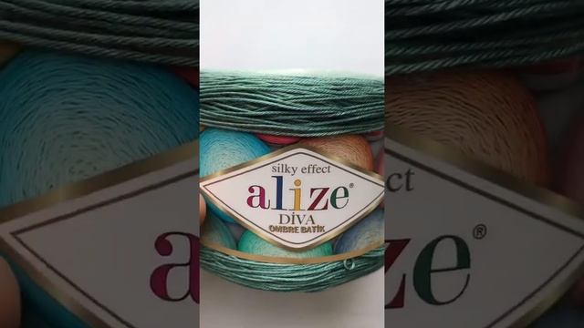 Подробный обзор пряжи Alize Diva Ombre Batik №7369
