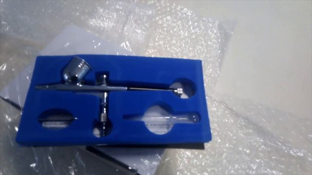 Обзор. Аэрограф с компрессором. AliExpress. Review. Airbrush with compressor. AliExpress.