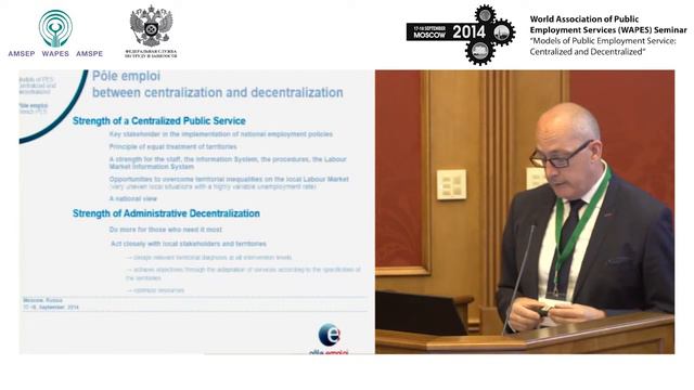 Mr Jean-Pierre CALLAIS, Head Of Department For International Cooperation, Pôle Emploi, France