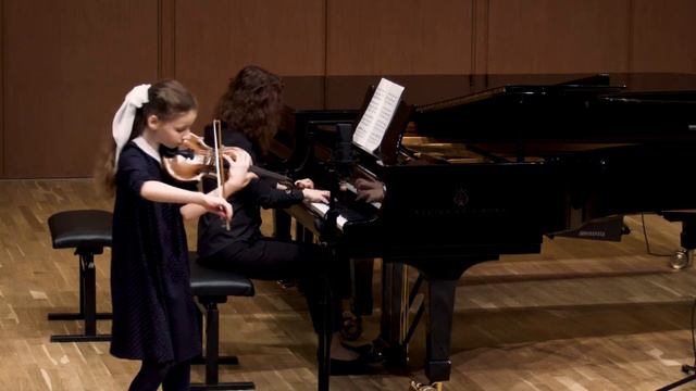 Стефания Поспехина исполняет Скерцо-Тарантелла Хенрика Венявского 26.03.2018