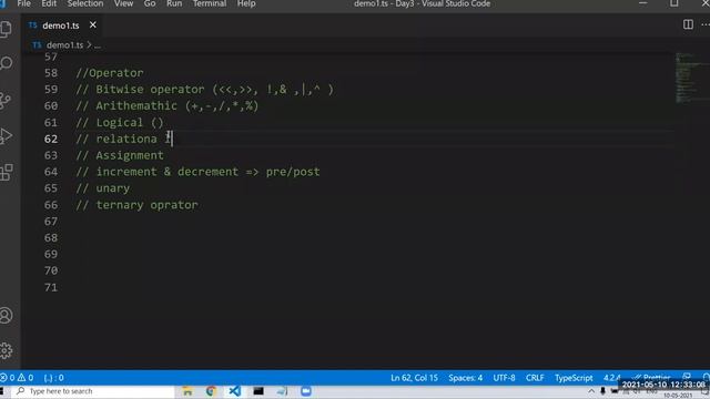 Operators in Typescript | Angular 8 in Hindi | टाइपस्क्रिप्ट में ऑपरेटर कौन कौन से हे
