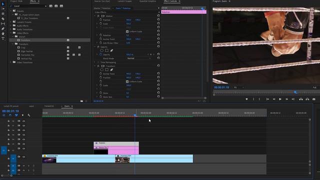 How To Create a Spin Transition in Adobe Premiere Pro - Tutorial