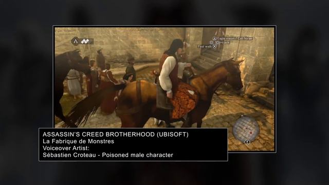 La Fabrique de Monstres – Assassin’s Creed Brotherhood (Ubisoft Montréal, 2010) - Voice Effects