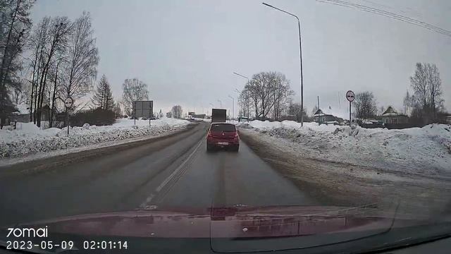 70mai основная камера день трасса FullHd 60кс в одноканальном режиме 2