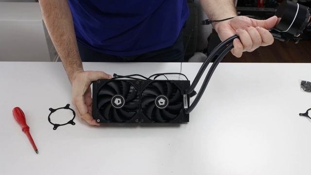 ID-Cooling Frostflow 240 XT unboxing  mounting