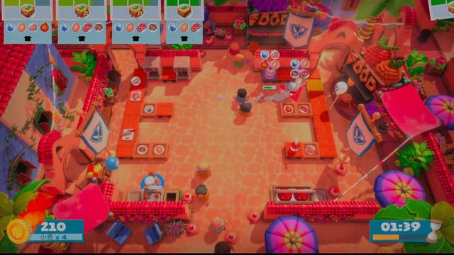 Overcooked AYCE (World Food Festival) 1-1 [score: 450] 2 players