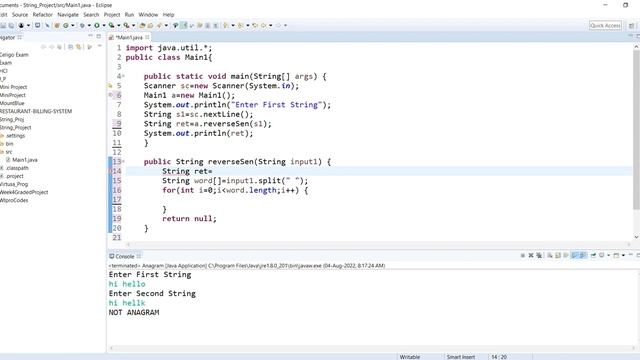 Java Program Day -22 [ String Programs ] #java #programming #fullstack #install #array  #bsktrendin