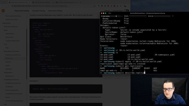 Kubernetes Training #22 | Kubernetes · ReplicaSets & Services – ReplicaSets Part 2