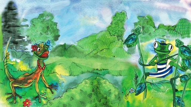 Глава 12: Как Горошинка бобрятам сказку рассказывала - Приключения Горошинки