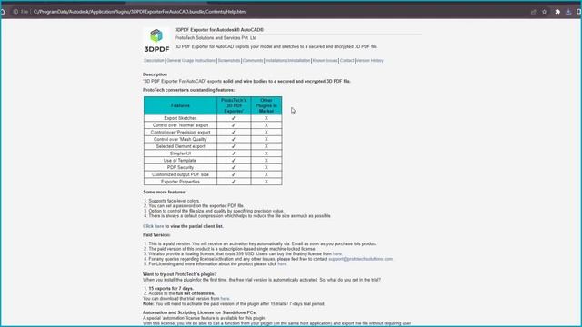 How to Download Your Model in 3D Design With ProtoTech's 3D PDF Exporter for AutoCAD