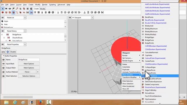 how to make a animated tea cup k3d tutorial