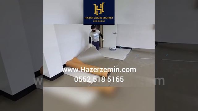 Homojen Zemin Kaplama Uygulama - Homojen PVC Zemin Kaplama Nasıl Yapılır ?