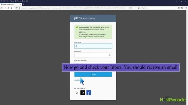 How to Reset Your Plesk Password   HostPinnacle