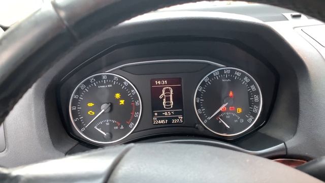 SKODA OCTAVIA II 1.6TDI COLD START