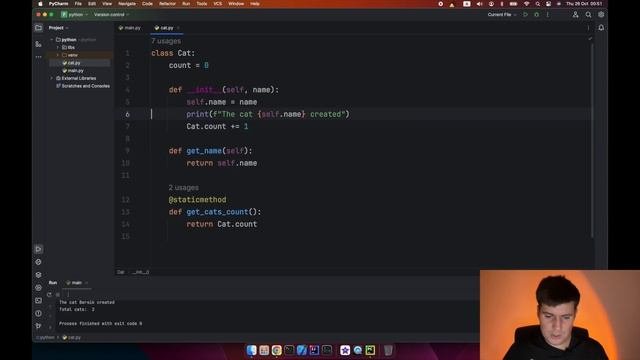 Python для начинающих. Часть 8. Классы